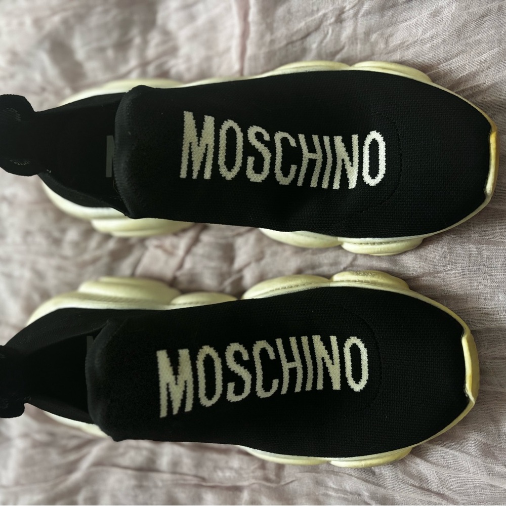 Moschino teddy bear sole sock sneakers - 38